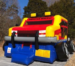 Monster Wheels Bounce House